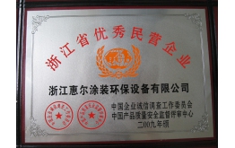 2009年省優(yōu)秀民營(yíng)企業(yè)